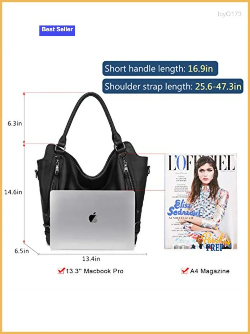 Women PU Leather Hobo Shoulder Bag Large Tote Purse with Adjustable Strap